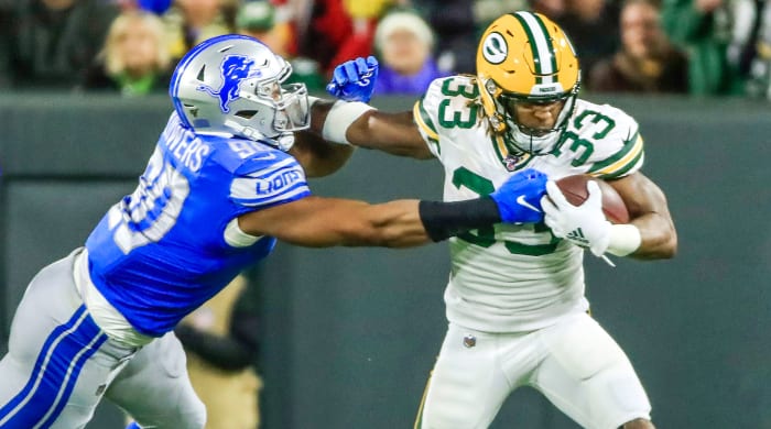 Trey Flowers, Aaron Jones